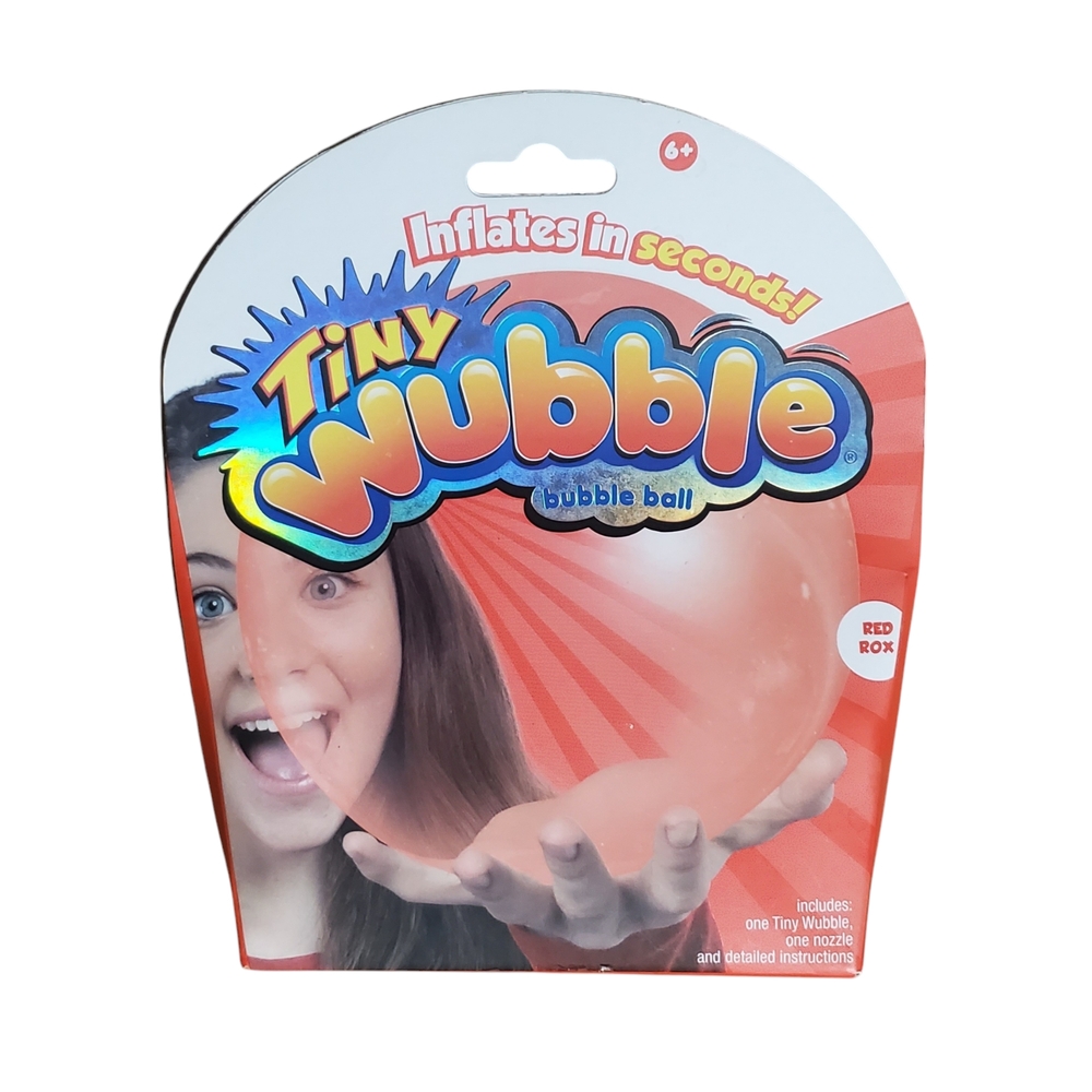 Tiny Wubble Bubble Ball Inflates in Seconds Red Rox Sealed.